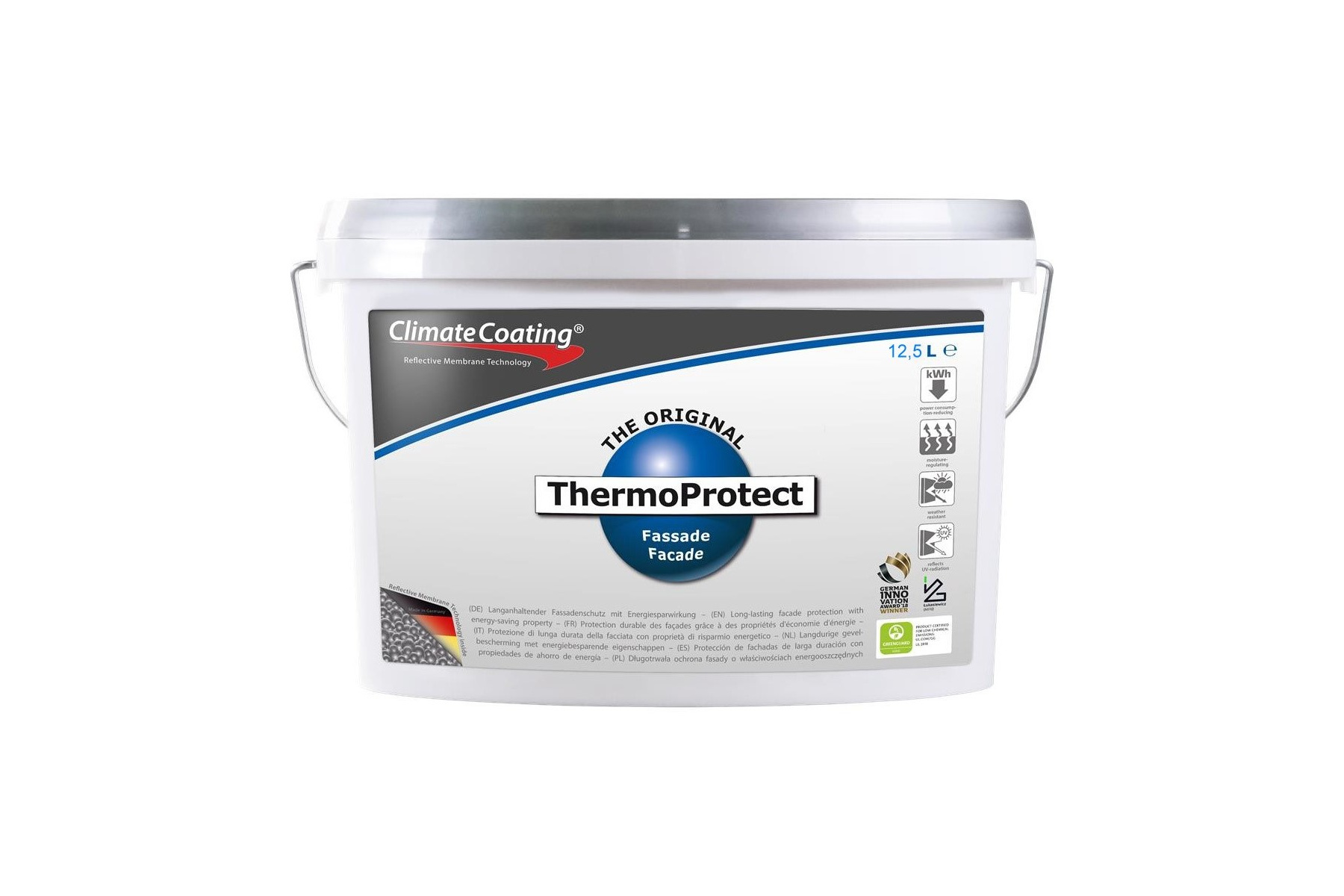 ThermoProtect Fassadenfarbe 12,5 Liter dunkler Ton e-f...